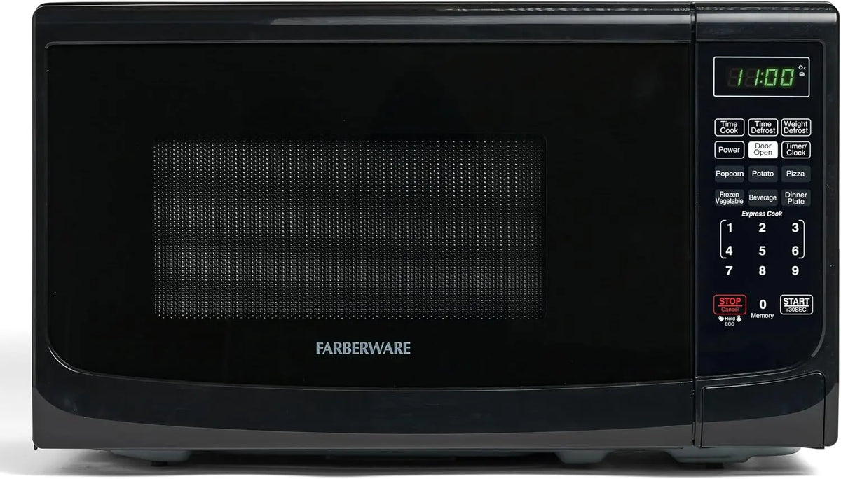 Farberware Countertop Microwave Oven - 0.7 Cu. Ft., 700 Watts, Black