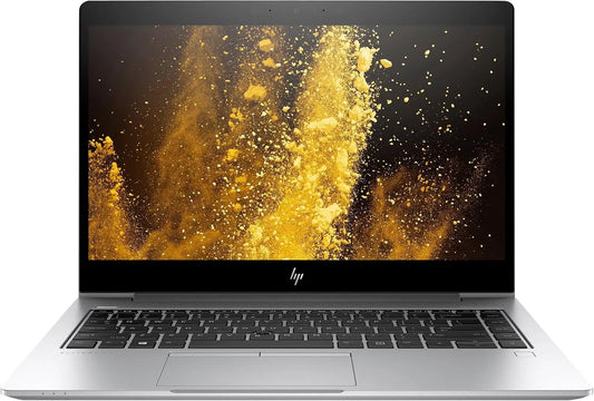 HP EliteBook 840 G6 14 Inch Laptop - Intel i5 8365U 1.6GHz, 16GB DDR4 RAM, 256GB NVMe M.2 SSD, 1080p Full HD, USB C Thunderbolt 3, Webcam, Renewed