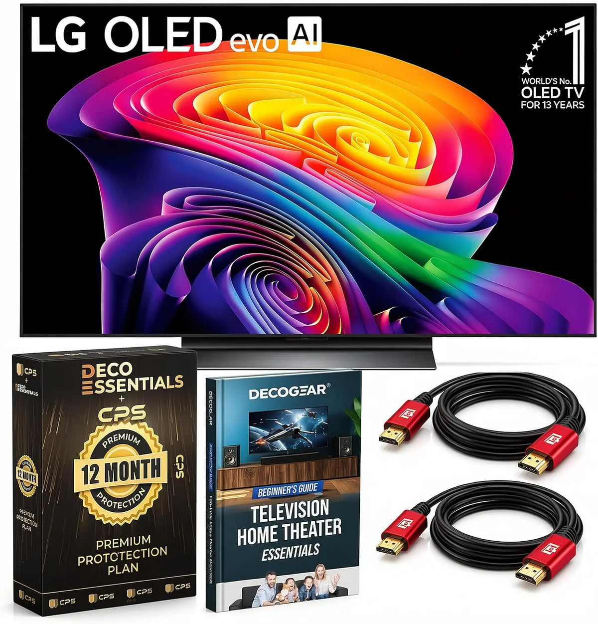 LG 48-Inch OLED evo AI 4K C6 Series Smart TV - 2026, a11 AI Processor Gen3, Dolby Vision, Dolby Atmos, HDR10, 165Hz