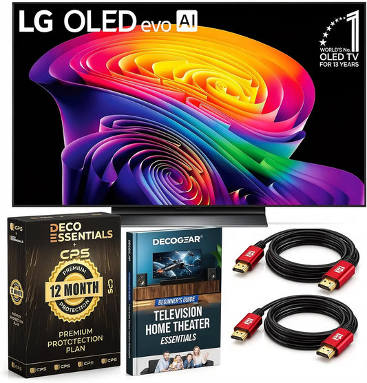 LG 48-Inch OLED evo AI 4K C6 Series Smart TV - 2026, a11 AI Processor Gen3, Dolby Vision, Dolby Atmos, HDR10, 165Hz