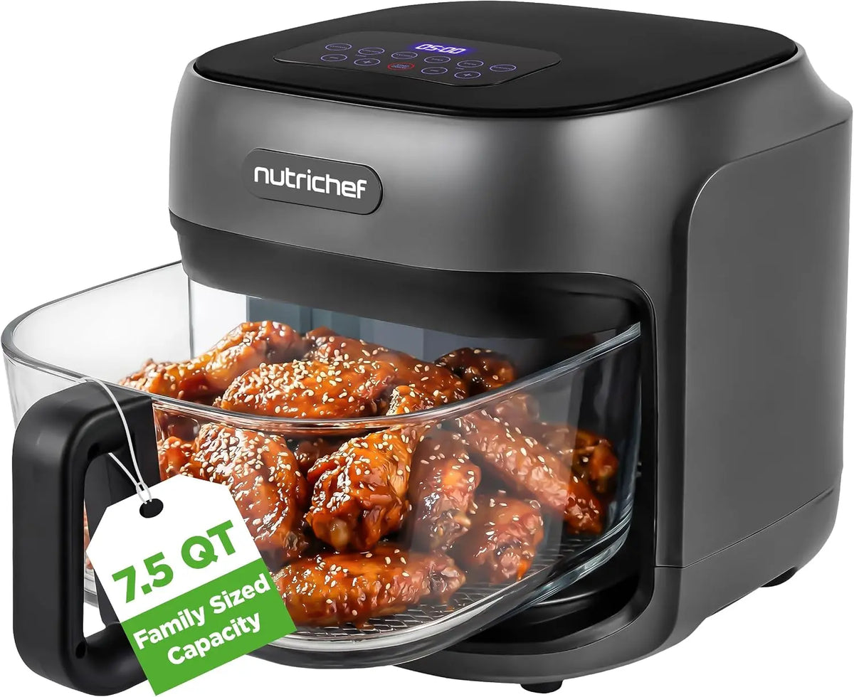 NutriChef Family Size - 7.5 Quart Air Fryer
