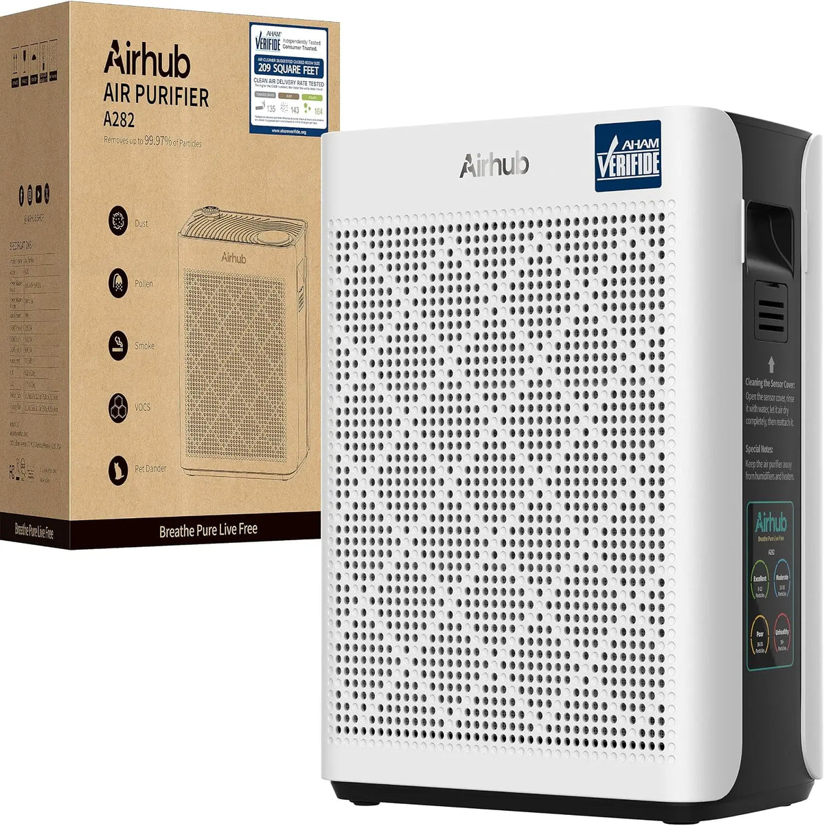 Air Purifiers for Home Bedroom Large Room Up to - 1092 Ft² 1Hr AHAM Verified
